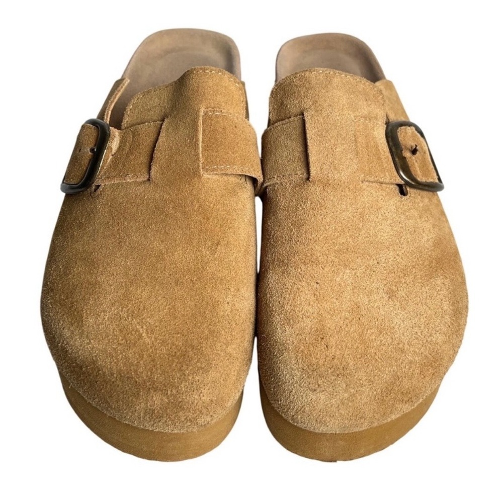 WomenTan Suede Slip-On Shoes